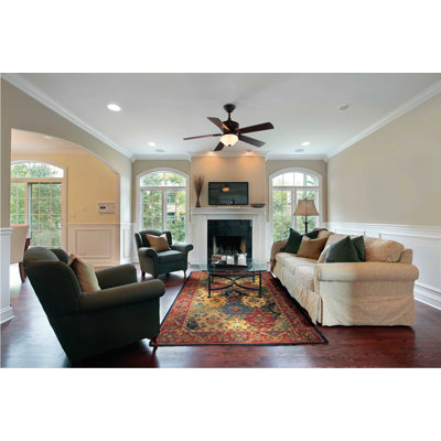 Gullu Wool Oriental Indoor Rug