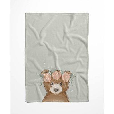Bearly  Velveteen Fleece Blanket