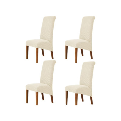 Polyester Box Cushion Dining Chair Slipcover