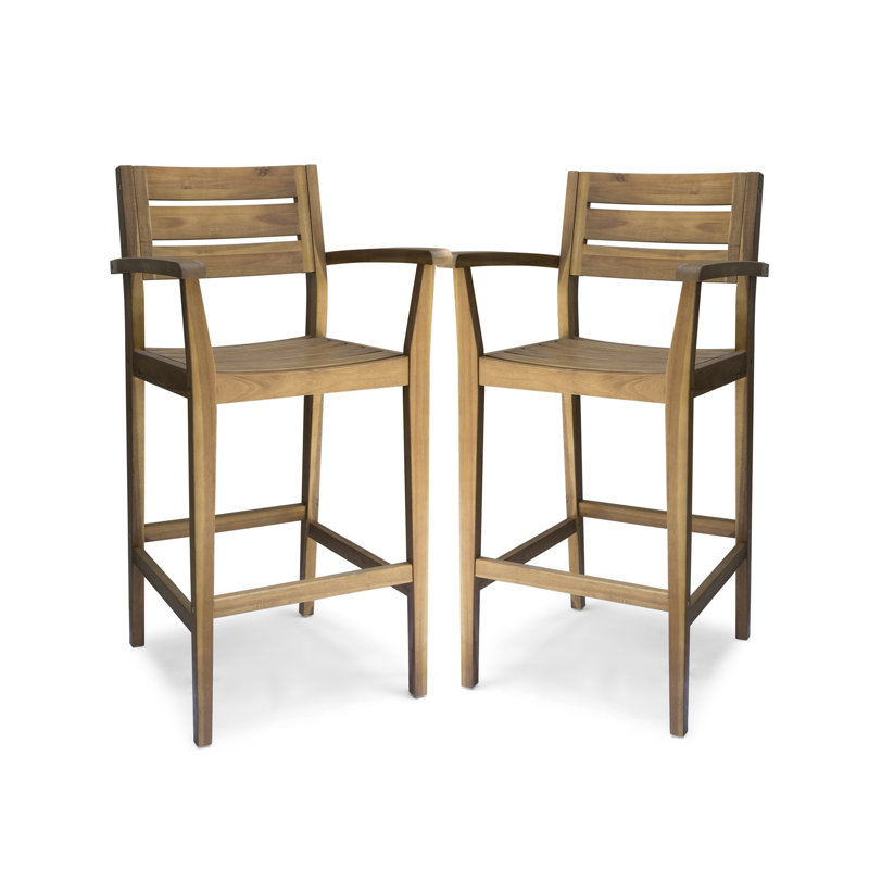 Tabouret de bar 30 po Farjand, Teck, 2