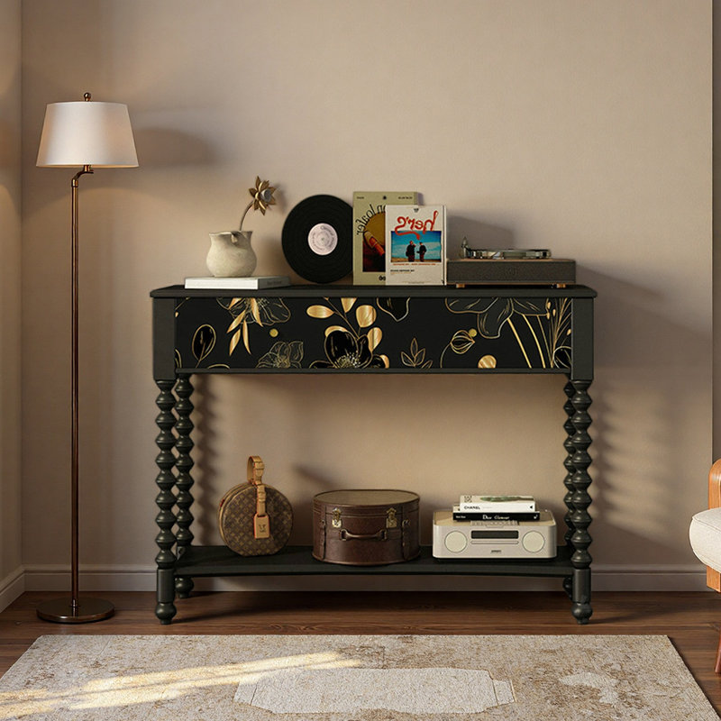 Modern Roman Column Retro Console Table