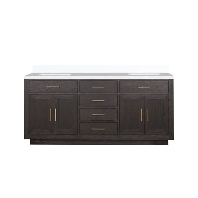 Ensemble de meuble-lavabo double 72 "