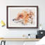 Profile of a Red Fox - Picture Frame Graphic Art Print-56892269-56892272