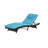 Outdoor Wicker Reclining Chair Set for Relaxation and Sunbathing-565317952