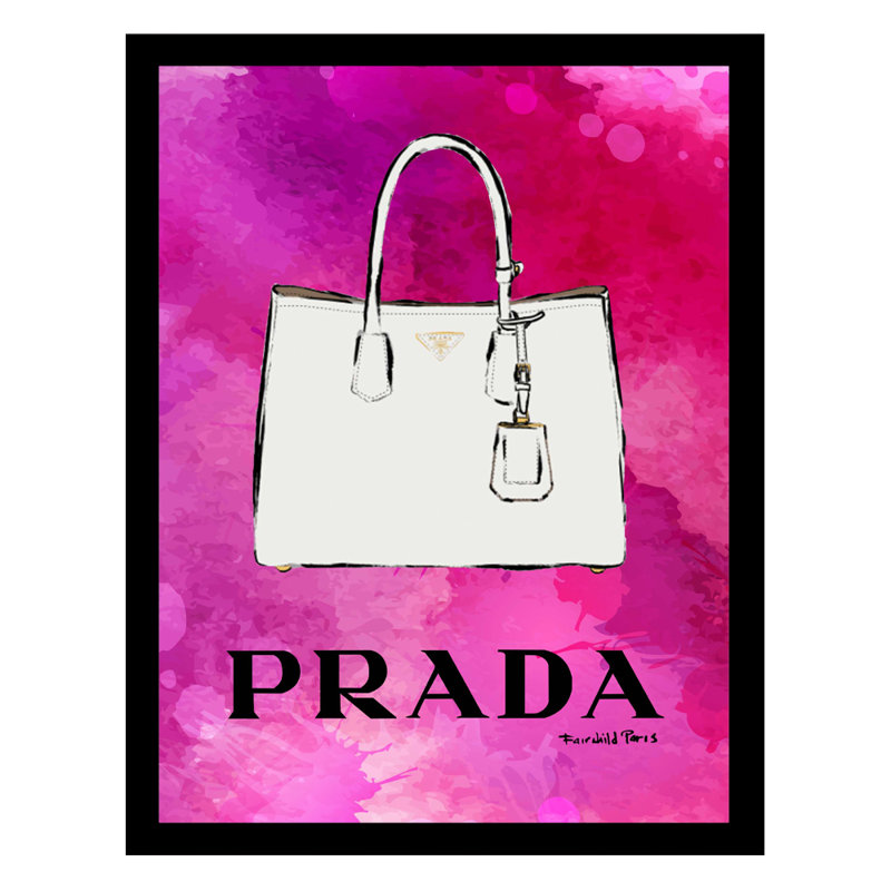 Impression encadrée de sac à main High Fashion Designer