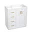 Ensemble de meuble-lavabo autoportant avec cadre en bois massif 30 po, 3 tiroirs et portes à fermeture douce-556465988-556465990