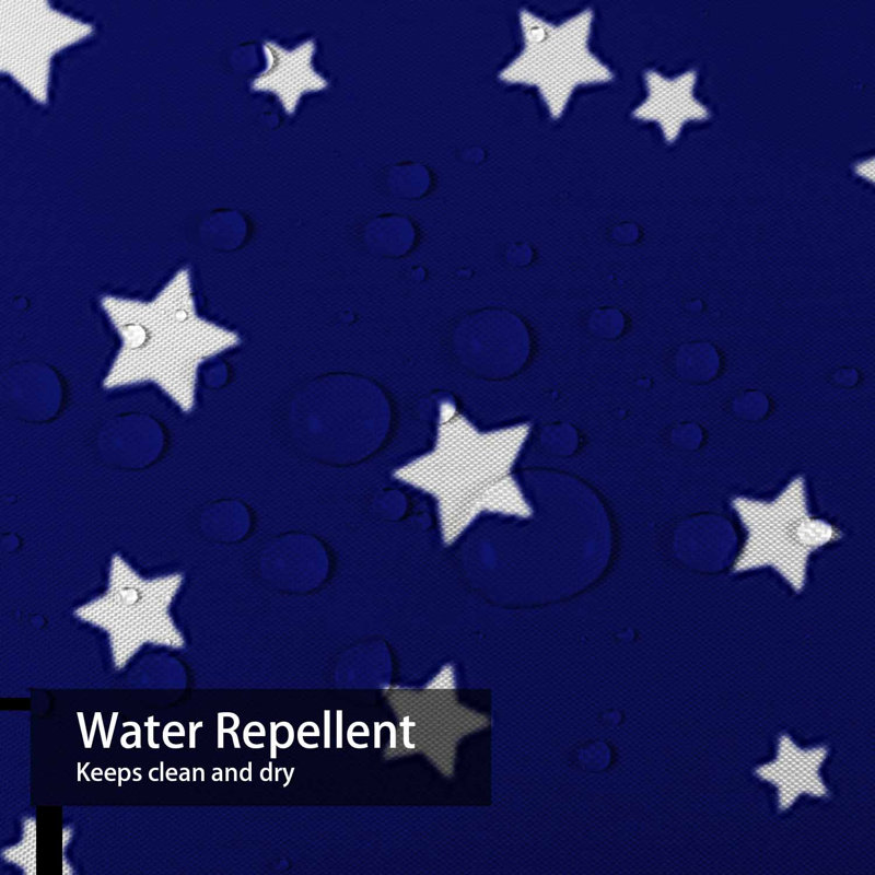 Rideau de douche Confetti Stars, L 72 po x l 84 po