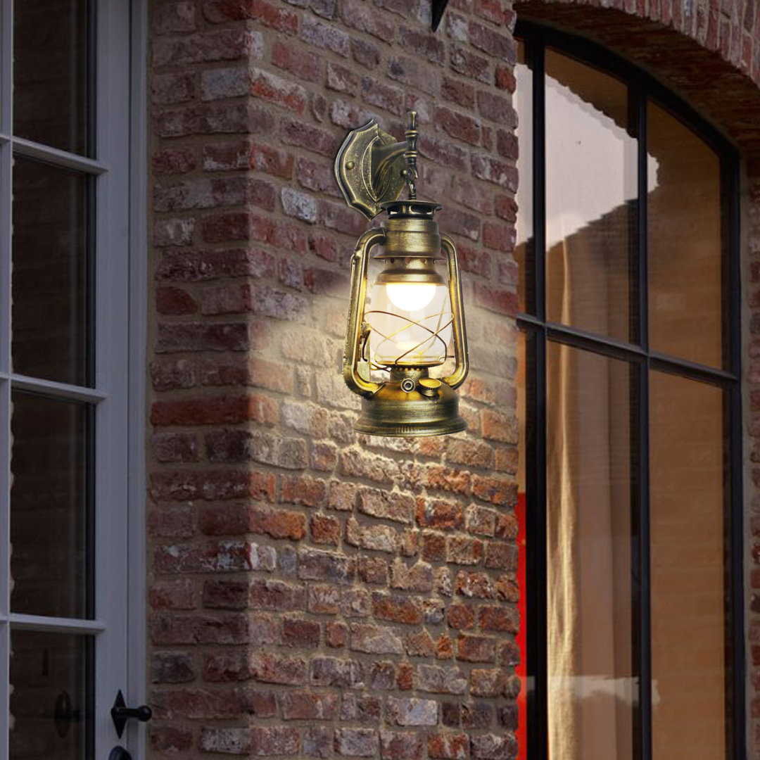 Gagetown Retro Waterproof Outdoor Wall Sconce Breakwater Bay