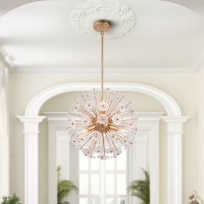 Lustre sphérique spoutnik 6 lumières Glam