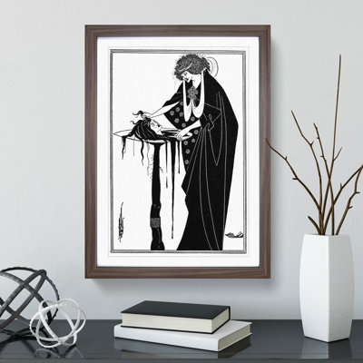 A Tragedy in Act One Vol.2 by Aubrey Beardsley - Framed Print