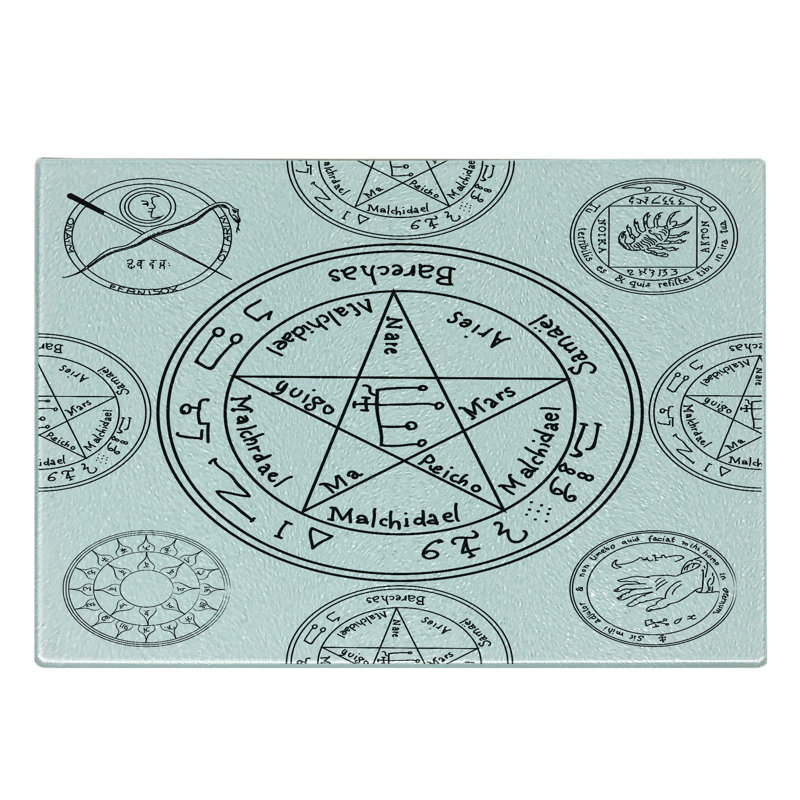 Planche à découper Ambesonne Pentacle