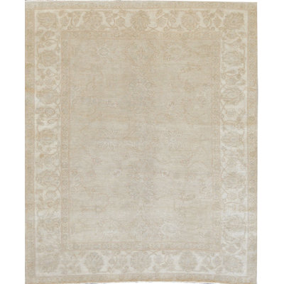 One-of-a-Kind 7' X 8'6" Wool Area Rug in Sand