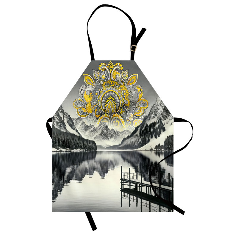 No Pattern Bib Apron