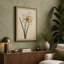 Single Stem in Gold Botanical - Wrapped Canvas-1710910796-1710910799