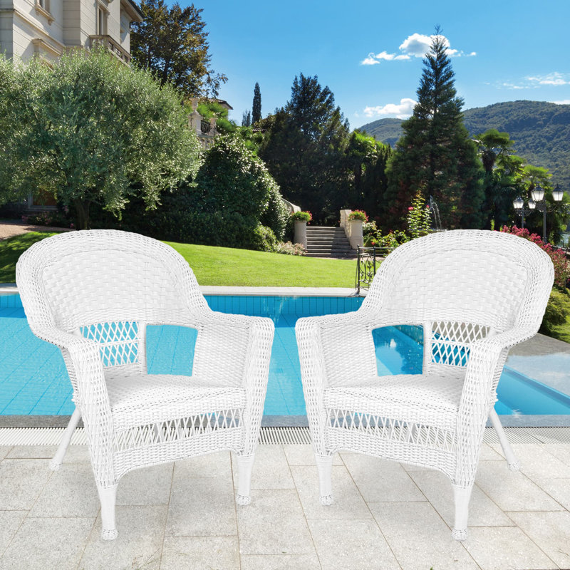 Lefkowitz Wicker Outdoor Lounge Chair