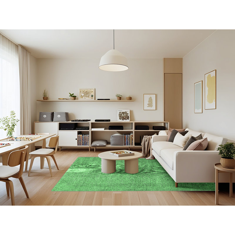 Washable Oriental Indoor Rug, Rectangle 7' x 9'