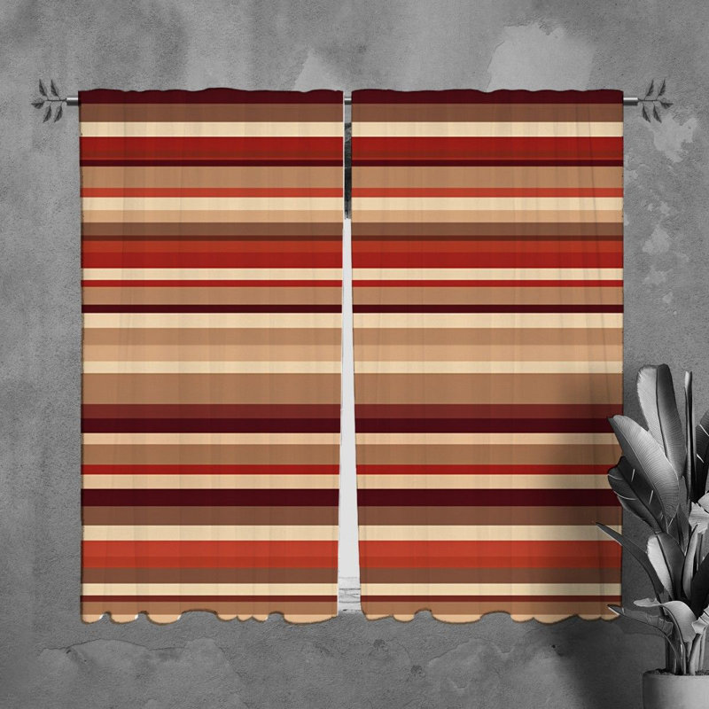 Paire de rideaux obscurcissant en polyester Zakhir, L 20 po x L 82 po