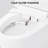 Compact Dual Flush Toilet With Self-Cleaning Wand, Foot Sensor Flush, White Night , Knob Control, Cold Water Wash, Strong Soft Close, , Immaculate Smart 1/1.28 ,
