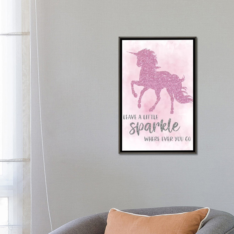 Art sparkle, Toile encadrée de bois rustique foncé, H 26 po x l 18 po x P 1,5 po