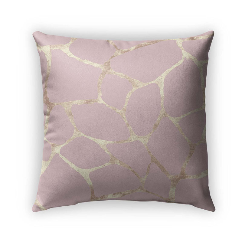 Cotton Blend Outdoor Reversible Throw Pillow, 24" x 24"