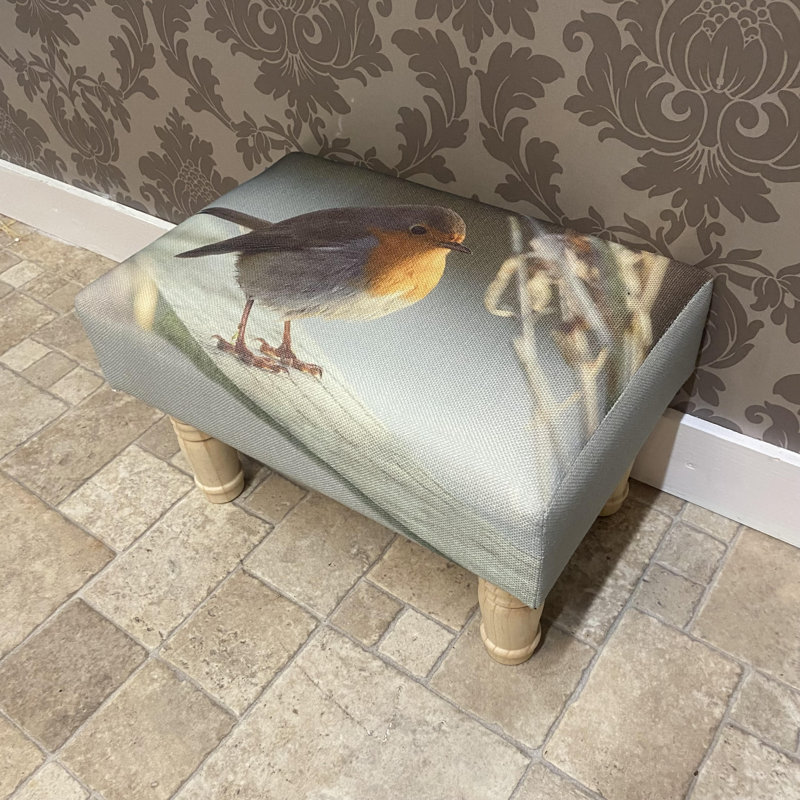 Toynsbee 40cm Rectangle Footstool Ottoman | Hand Finished Sturdy Design Ready Assembled Living Room Furniture