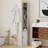 72-Inch Tall 6-Tier Narrow Freestanding Slim Storage Cabinet With 1 Door And 2 Adjustable Shelves