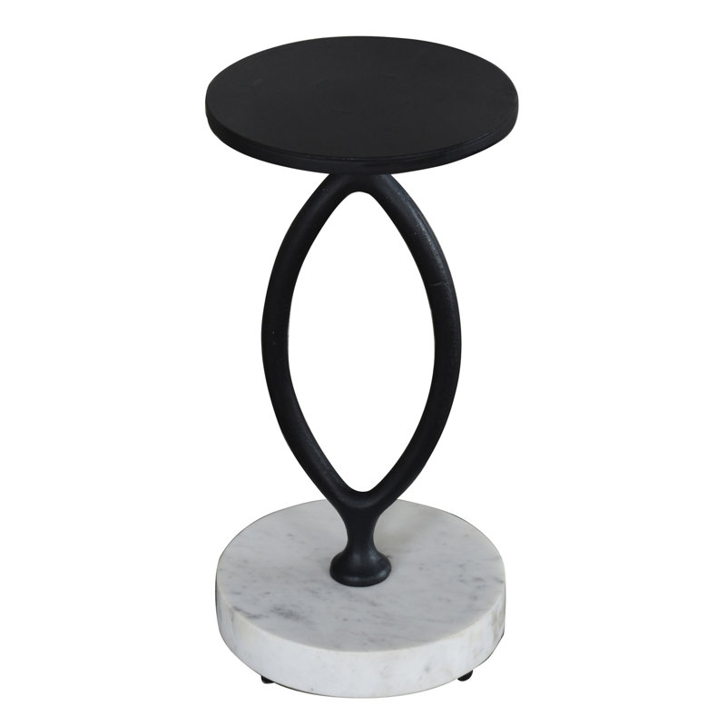 Table de bout à piédestal de 24 po Viorela