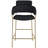 Yara Beige Velvet Counter Stool-75000048