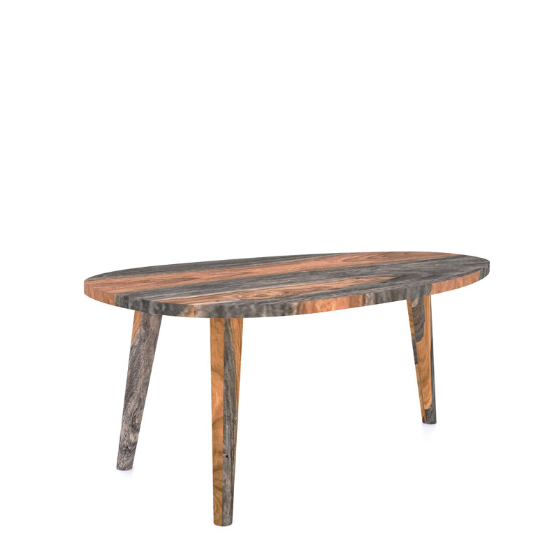 Goa Solid Wood Three Leg Coffee Table