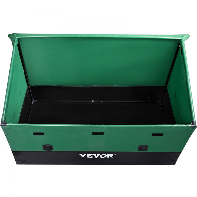 Outdoor Storage Box Patio Deck Box 150 Gallon Waterproof PE Tarpaulin, 42.5" H x 57.9" W x 33.9" D