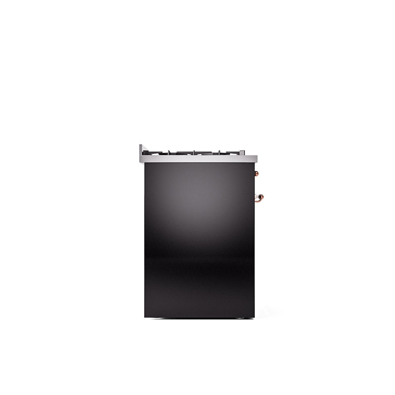 ILVE Nostalgie II 30 in Dual Fuel Range, Blue Gray/Brass, Liquid Propane