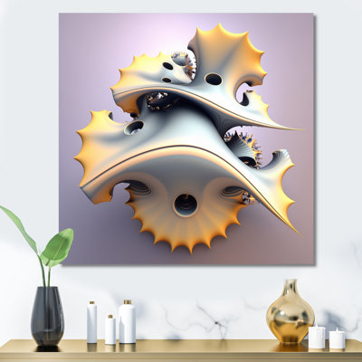 Fractal 3D Universe au pastel futuriste - impression