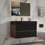 Meuble-lavabo mural avec plateau noir mat-313203127-303615348-330642041