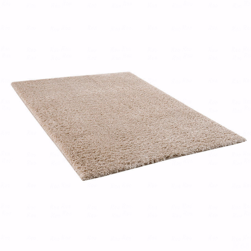Super Soft Polyester Material Shag Material Area Rug, Rectangle 6'6" x 9'