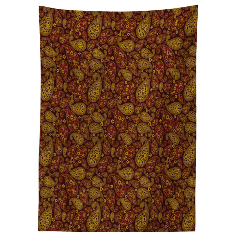 Paisley Tablecloth, 90" L x 60" W