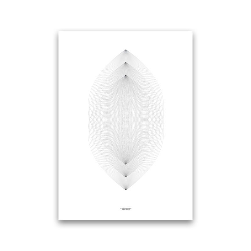 PJ-836-8 Leaves - Print, No Framed, 84.01cm H x 59.4cm W x 1cm D