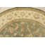 Tapis oriental traditionnel en laine vert noué à la main 6 pi 7 po x 6 pi Ziegler