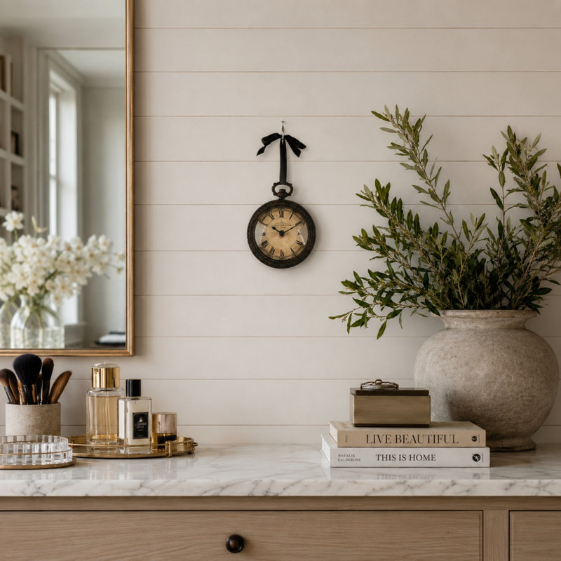 Metal Analog Wall Clock