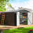 Outdoor Metal Storage Shed with Reinforced Steel Frame and Lockable Doors-97202366