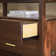 Modern Solid Wood 6 Drawer Dresser With Glass Top