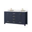 Modero 60" Double Bathroom Vanity with Top-227115603-227115602
