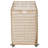 Hand Woven Wicker Rolling Laundry Sorter with Handles-97769934