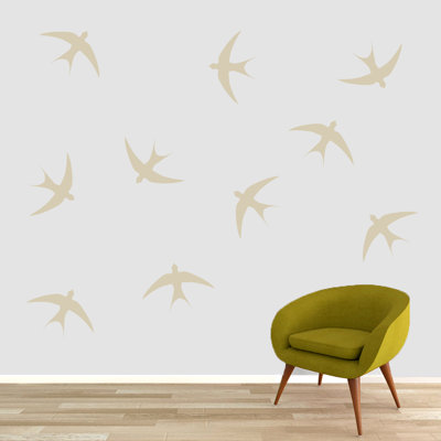 Décalcomanie murale oiseau d’ingestion
