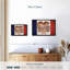 «State Map Over Iowa Flag Wall Art»-581801504