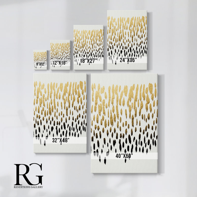 Abstract CCCXCV Gallery Wrapped Canvas - Ready To Hang, 18" H x 12" W