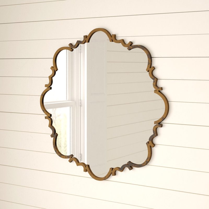Saint Albans Mirror, Anitque Brass