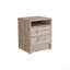 Table de chevet, table de bout, plateau supérieur Eter, deux tiroirs gris clair Eter-129916197