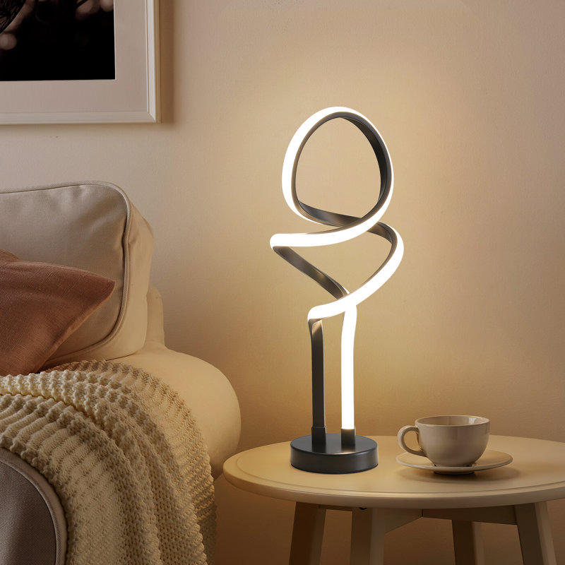 Lampe de chevet à intensité variable en métal