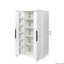 Armoire blanche autoportante de 63,85 po avec tablettes - ajoute du rangement et du style à votre armoire de cuisine décorative, multifonctionnelle pour une maison soignée et soignée, convient au style rétro moderne