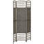 Cloison 3 panneaux, écran d'intimité pliable, séparateur de pièce 5,6 pi, cloison de séparation autoportante en fibre Wave, gris foncé-124515651-100153060-100153063